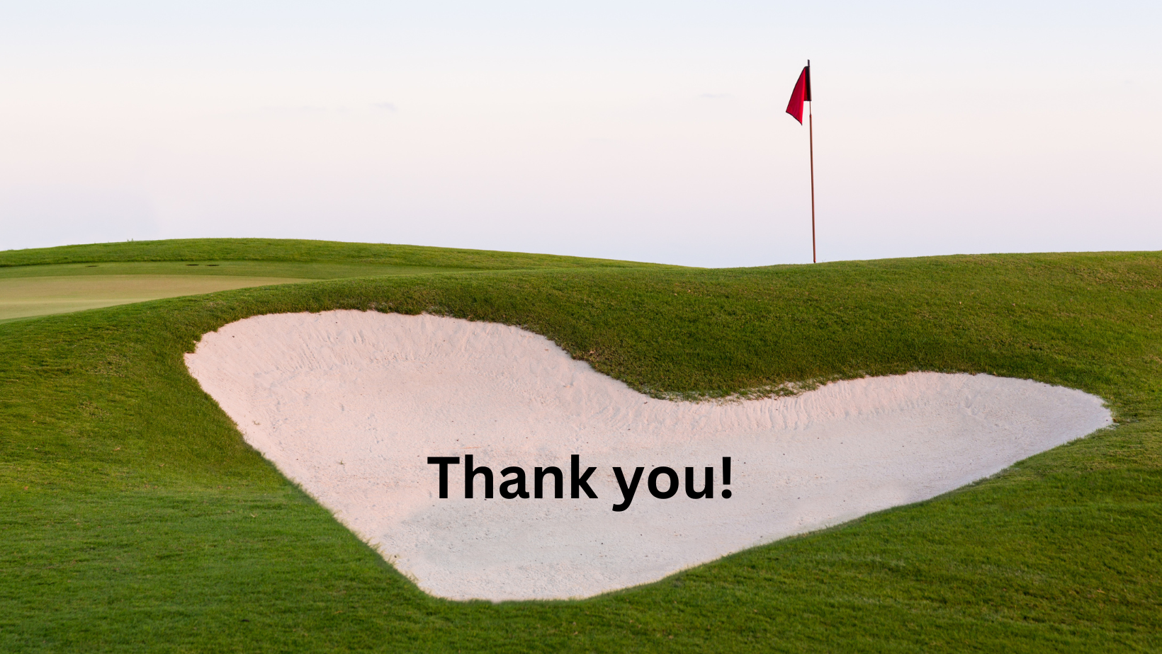 Golf course with "thank you" in sand trap, Outpatient treatment, Psychological Evaluation, Outpatient Therapy, Substance Use Therapy